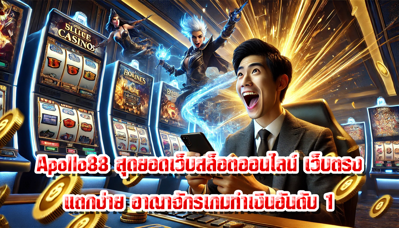 Apollo88 สุดยอดเว็บสล็อตออนไลน์ เว็บตรง แตกง่าย อาณาจักรเกมทำเงินอันดับ 1