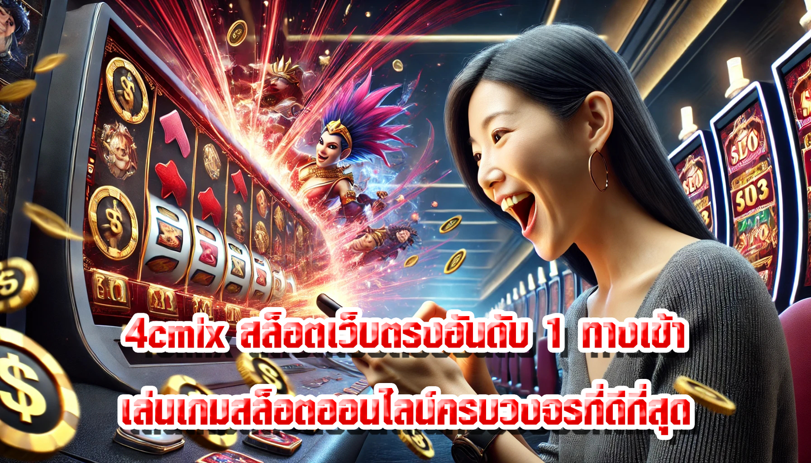 4cmix สล็อตเว็บตรงอันดับ 1 ทางเข้าเล่นเกมสล็อตออนไลน์ครบวงจรที่ดีที่สุด